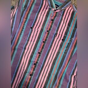 Vintage Wrangler Striped Men's Regular Fit X-Long Tails 18-35